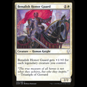 MTG Benalish Honor Guard Dominaria dom#5