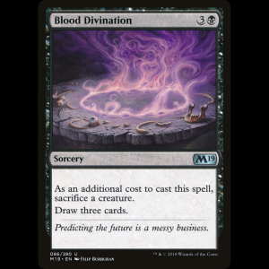 MTG Blood Divination Core Set 2019 m19#86