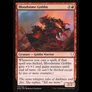 MTG Bloodstone Goblin Dominaria dom#115