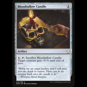 MTG Vela de sebo sangriento (Bloodtallow Candle) Dominaria dom#212