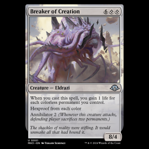 MTG Breaker of Creation Modern Horizons 3  mh3#1