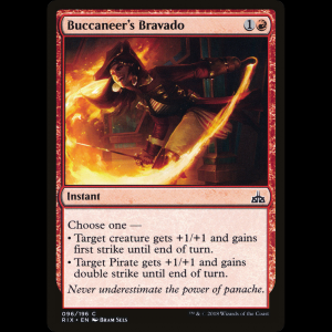 MTG Buccaneer's Bravado Rivals of Ixalan rix#96