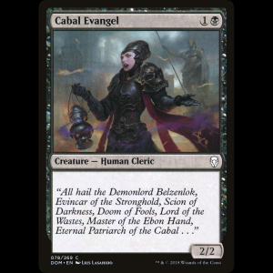 MTG Cabal Evangel Dominaria dom#78