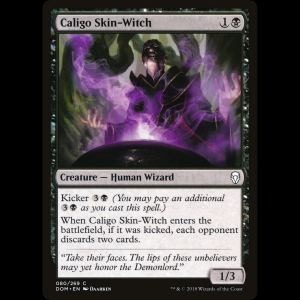 MTG Caligo Skin-Witch Dominaria dom#80