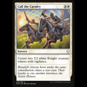 MTG Call the Cavalry Dominaria dom#9