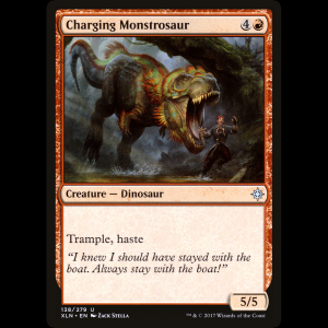 MTG Charging Monstrosaur Ixalan xln#138