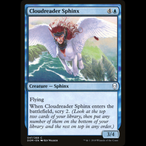 MTG Cloudreader Sphinx Dominaria dom#47