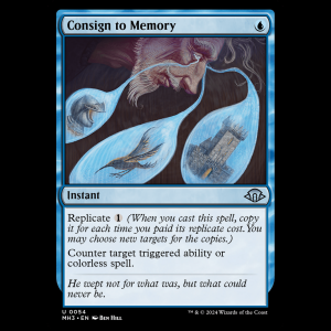 MTG Consign to Memory Modern Horizons 3 mh3#54