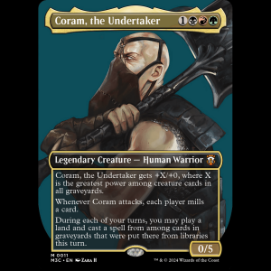 MTG Coram, the Undertaker Modern Horizons 3 Commander m3c#11