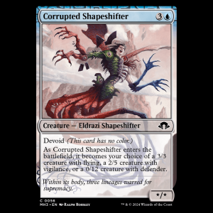 MTG Metamorfo corrupto (Corrupted Shapeshifter) Modern Horizons 3 mh3#56