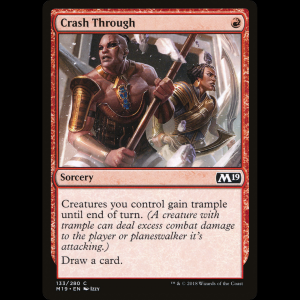 MTG Salir por la fuerza (Crash Through) Core Set 2019 m19#133