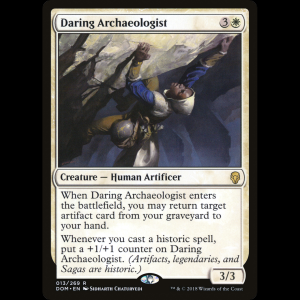 MTG Daring Archaeologist Dominaria dom#13