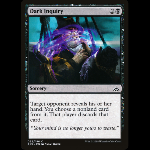 MTG Dark Inquiry Rivals of Ixalan rix#65