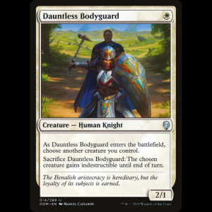 MTG Dauntless Bodyguard Dominaria  dom#14