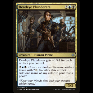 MTG Deadeye Plunderers Ixalan xln#220