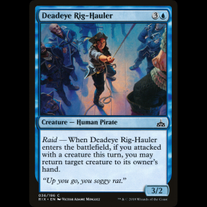 MTG Deadeye Rig-Hauler Rivals of Ixalan rix#36