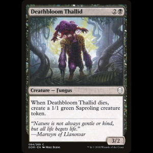 MTG Deathbloom Thallid Dominaria dom#84