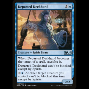 MTG Marinera fantasma (Departed Deckhand) Core Set 2019 m19#49