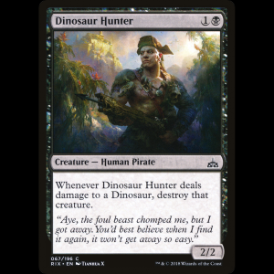 MTG Dinosaur Hunter Rivals of Ixalan rix#67