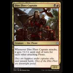 MTG Dire Fleet Captain Ixalan  xln#221