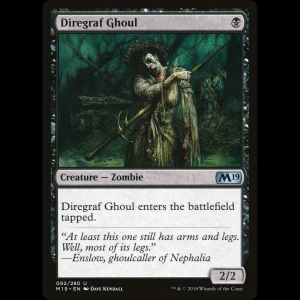 MTG Diregraf Ghoul Core Set 2019 m19#92