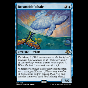 MTG Dreamtide Whale Modern Horizons 3 mh3#59