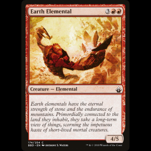 MTG Earth Elemental Battlebond bbd#174