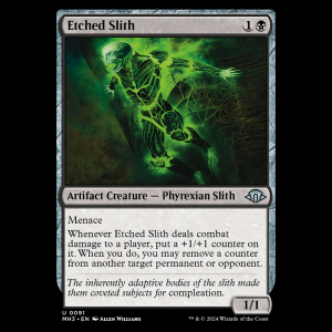 MTG Etched Slith Modern Horizons 3 mh3#91