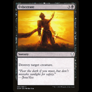 MTG Eviscerate Dominaria dom#91