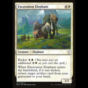 MTG Excavation Elephant Dominaria dom#17