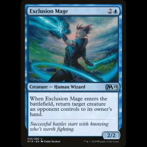 MTG Exclusion Mage Core Set 2019 m19#55