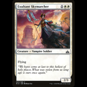 MTG Exultant Skymarcher Rivals of Ixalan rix#7