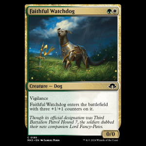 MTG Faithful Watchdog Modern Horizons 3 mh3#185