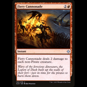 MTG Fiery Cannonade Ixalan xln#143