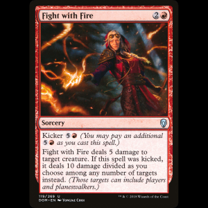 MTG Fight with Fire Dominaria dom#119