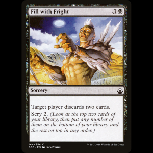 MTG Fill with Fright Battlebond bbd#144