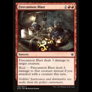 MTG Firecannon Blast Ixalan xln#145