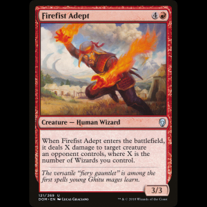 MTG Firefist Adept Dominaria dom#121