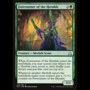 MTG Avanzadilla de los Heraldos (Forerunner of the Heralds) Rivals of Ixalan - FOIL rix#129