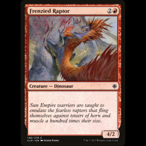 MTG Frenzied Raptor Ixalan xln#146