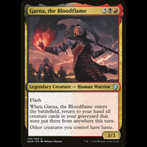 MTG Garna, the Bloodflame Dominaria dom#194