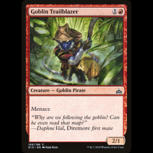 MTG Goblin Trailblazer Rivals of Ixalan rix#105