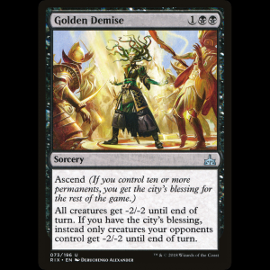 MTG Golden Demise Rivals of Ixalan  rix#73