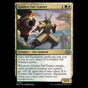 MTG Golden-Tail Trainer Modern Horizons 3 mh3#187