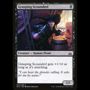 MTG Grasping Scoundrel Rivals of Ixalan rix#74