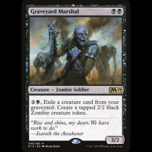 MTG Graveyard Marshal Core Set 2019 m19#99