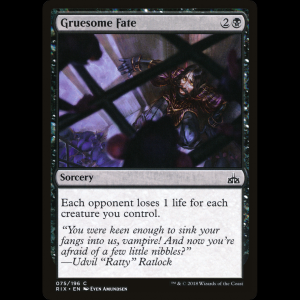 MTG Gruesome Fate Rivals of Ixalan rix#75