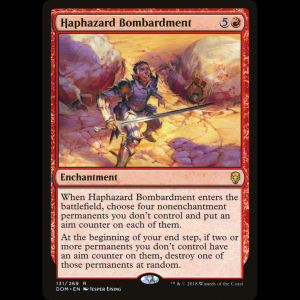 MTG Haphazard Bombardment Dominaria dom#131