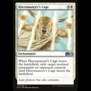 MTG Hieromancer's Cage Core Set 2019 m19#14