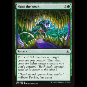 MTG Hunt the Weak Rivals of Ixalan rix#133